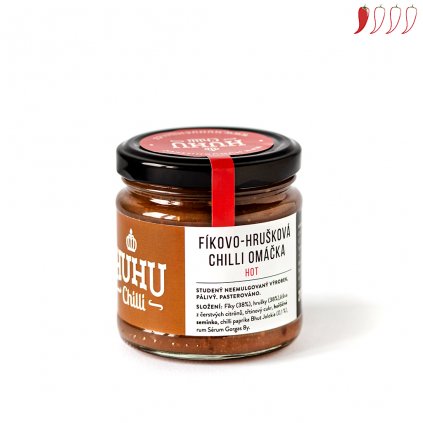 Fíkovo – hrušková chilli omáčka – hot